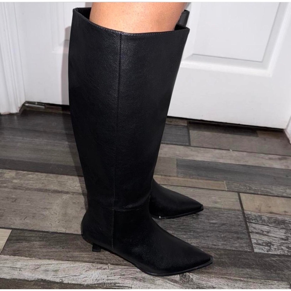 Women knee high boots 12 wide